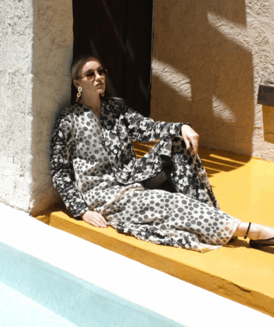 Polka abaya
